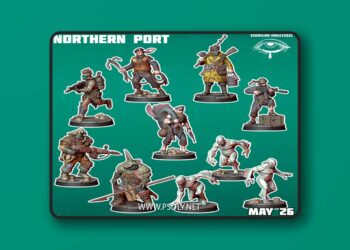 Vermilion Miniatures – Northern Port Collection May 2026 – 3D Print Model STL