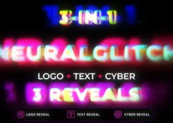 Videohive 3 in 1 Neural Glitch Reveal Pack 63990466