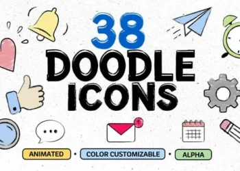 Videohive Doodle Icons 63663923
