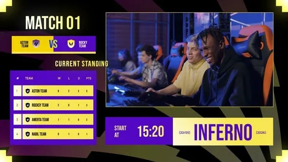 Videohive - E-Sport Match Overlay - 63681079 1 Videohive E Sport Match Overlay 63681079