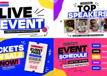 Videohive Event Promo 4 Speakers 63965025