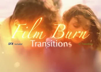 Videohive Film Burn Transitions 63871192