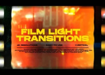Videohive Film Frame Light Transitions FCPX 6387135