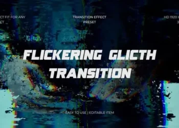 Videohive Flickeing Glitch Transition 64004891
