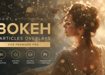 Videohive Light Bokeh Particles Overlays MOGRT 63634184