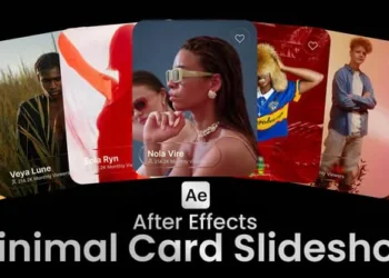 Videohive Minimal Card Slideshow For After Effects 63618500