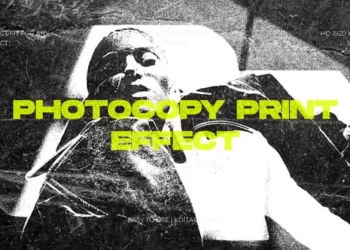 Videohive Photocopy Print Effect 63761453