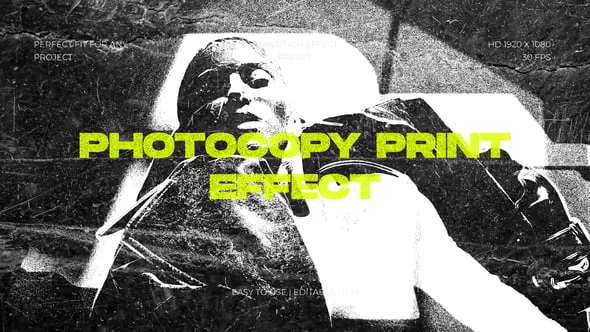 Videohive - Photocopy Print Effect - 63761453 1 Videohive Photocopy Print Effect 63761453