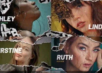 Videohive Ripped Paper Photo Gallery 62488171