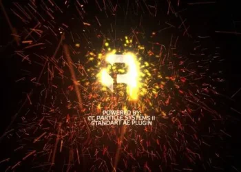 Videohive Sparks Logo Text Particles System 63897996