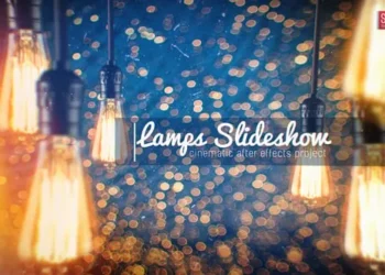 Videohive The Lighting Lamps Slideshow 22006645