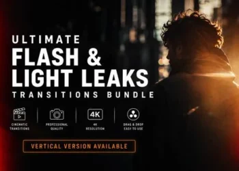Videohive Ultimate Flash Light Leaks Transitions Bundle DaVinci Resolve 63917541