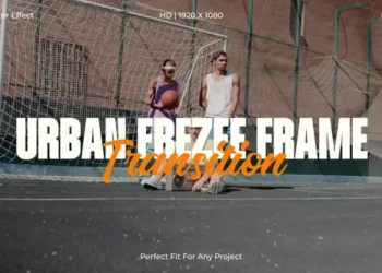 Videohive Urban Freeze Frame Transition 63988288