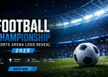 Videohive Vertical Football Championship Sports Arena Logo Reveal 2026 63761242