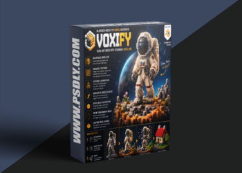 Voxify v1.2 Blender Mesh To Voxel Modifier