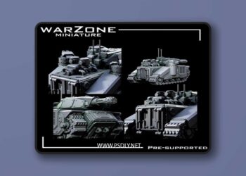 WarZone Miniature February 2026 – 3D Print Model STL