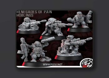 Wargame Exclusive – Renegades of Pain Hoblings – 3D Print Model