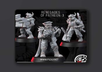 Wargame Exclusive – Renegades of Patreon – 3D Print Model