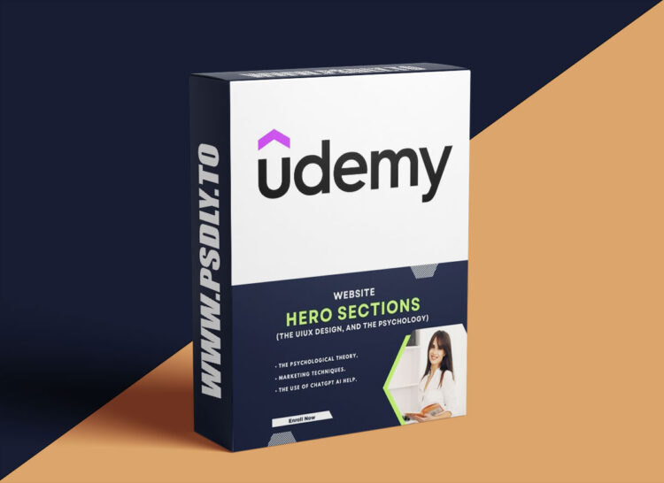 Udemy – Websites Hero Sections (The UIUX Design, and The Psychology) 1 Websites Hero Sections (The UIUX Design, and The Psychology)