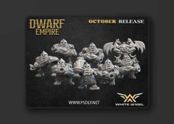 White Angel Miniatures – Dwarf Empire – Iron Gun Dragon – 3D Print Model