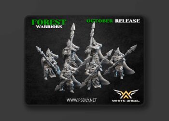White Angel Miniatures – Forest Warriors – Forest Guardian – 3D Print Model