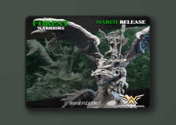 White Angel Miniatures – Forest Warriors – Lord of the Forest Dragon – 3D Print Model