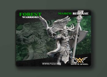 White Angel Miniatures – Forest Warriors – Lord of the Forest – 3D Print Model
