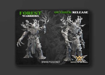 White Angel Miniatures – Forest Warriors – Treemen – 3D Print Model