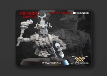 White Angel Miniatures – Infernal Empire – Infernal Commander – 3D Print Model