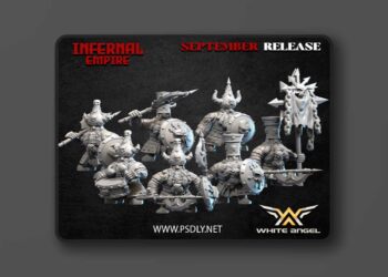 White Angel Miniatures – Infernal Empire – Infernal Guard – 3D Print Model