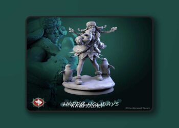 White Werewolf Tavern – Penguin Princess – 3D Print Model STL