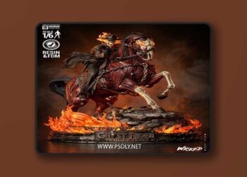 Wicked – Ghost Rider Billy Sculpture – 3D Print Model STL