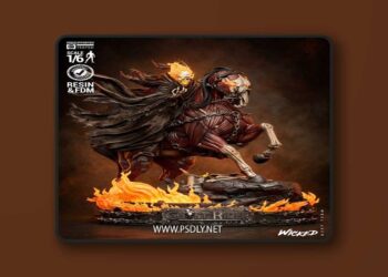 Wicked – Ghost Rider Caleb Sculpture – 3D Print Model STL