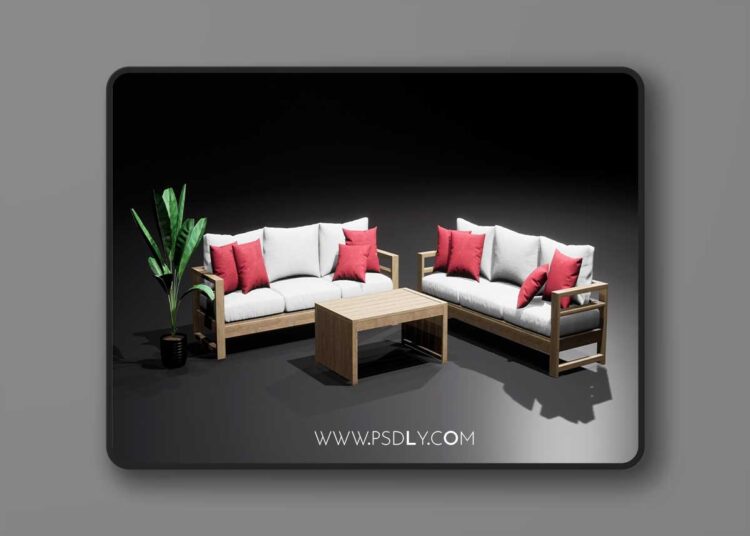 Wooden Sofa & Table - Asset Pack (5.6 – 5.7) 1 Wooden Sofa & Table - Asset Pack (5.6 – 5.7)
