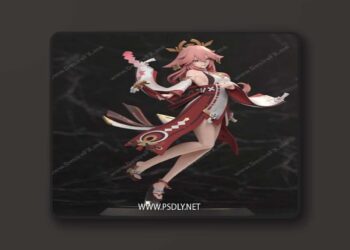 Yae Miko – Genshin Impact – 3D STL Print Model
