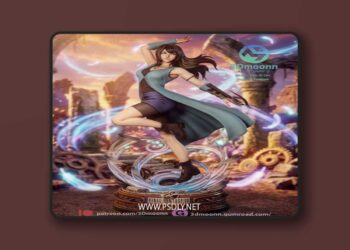 3Dmoonn – Rinoa Heartilly Final Fantasy VIII – 3D Print Model STL