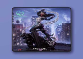 3Dmoonn – Silk Marvel – 3D Print Model STL