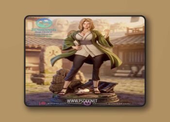 3Dmoonn – Tsunade Naruto – 3D Print Model STL