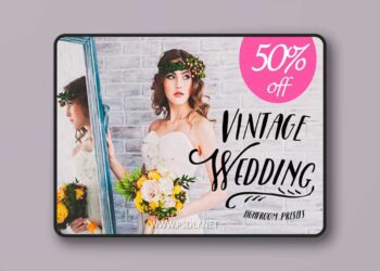 40 Vintage Wedding Lightroom Presets 360698