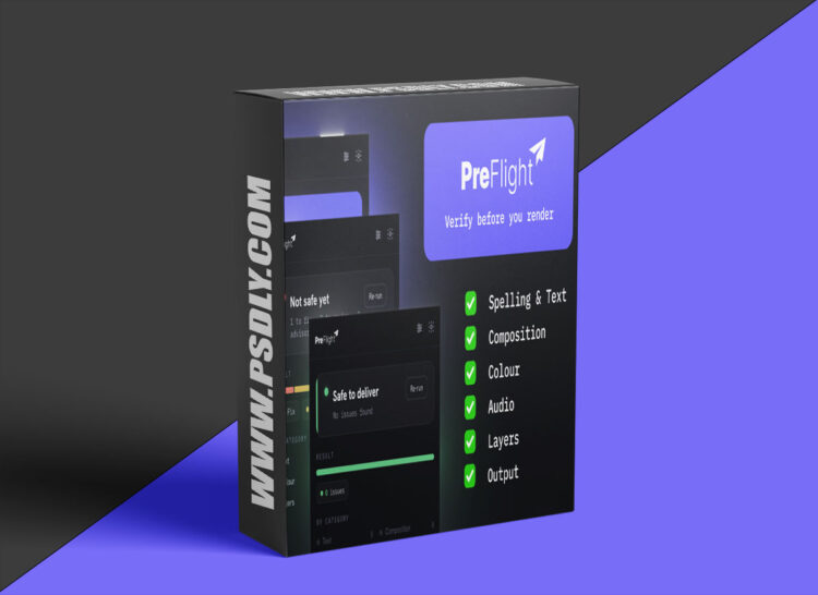 Aescripts - PreFlight v1.1 1 Aescripts - PreFlight v1.1