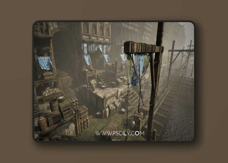 Arabic Dock (5.3 – 5.8) for Unreal Engine 1 Arabic Dock (5.3 – 5.8)