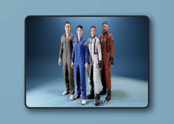 Astronauts Flight Suits (Metahuman clothing) [5.2 – 5.8]