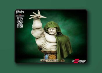 B3DSERK – Spectre Kingdom Come Bust – 3D Print Model STL
