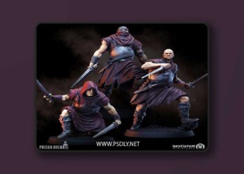 Bandit Thugs x3 Bandit Clans Rogue – 3D STL Print Model