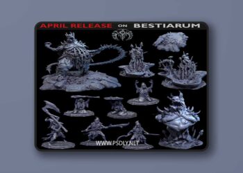 Bestarium Miniatures – April 2020 – 3D Print Model