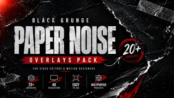 Videohive - Black Grunge Paper Noise Overlays Pack DR - 64175144 1 Black Grunge Paper Noise Overlays Pack DR
