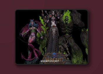 Black Owl Customs – Warlock – Warcraft – 3D Print Model STL