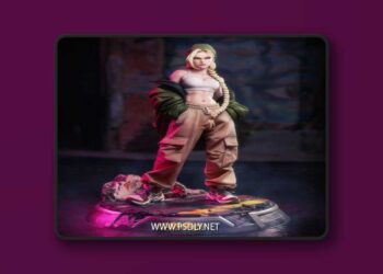 CA 3D Studios – StreetWear Cammy – 3D Print Model STL