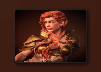 CA 3D Studios – The Ember Queen – 3D Print Model STL