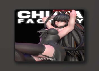 Chuya Factory – Kenzaki Tsurugi Goth – 3D Print Model STL